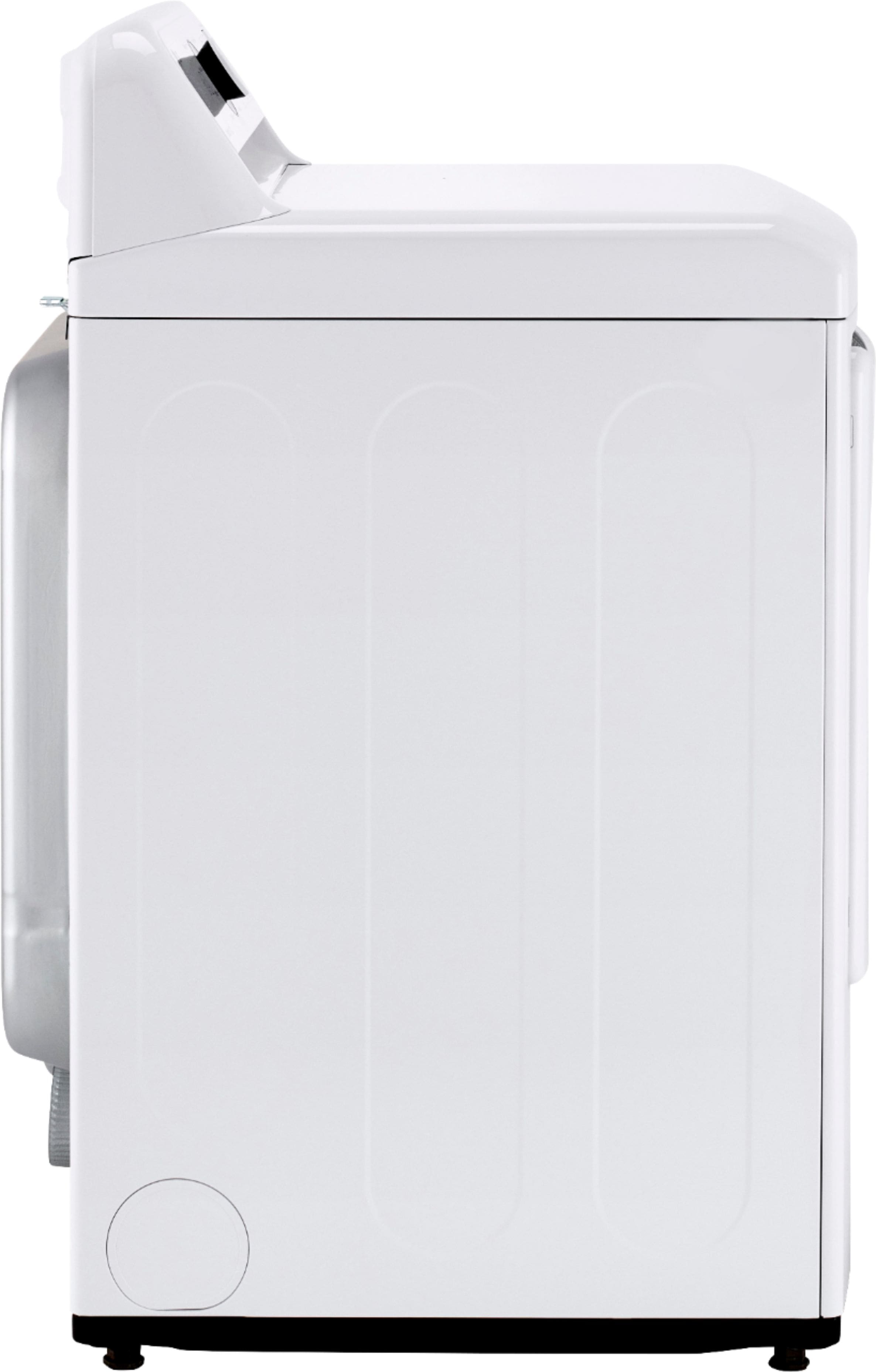 Alt View 25. LG - 7.3 Cu. Ft. Gas Dryer with Sensor Dry - White.