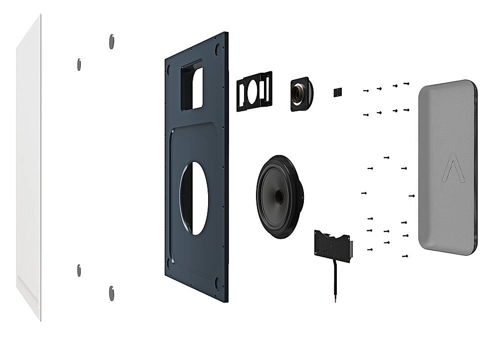Alt View 12. Sonance - IS8 SINGLE SPEAKER - Invisible Series 8" 2-Way Invisible In-wall/In-ceiling Speaker (Each) - Paintable White.