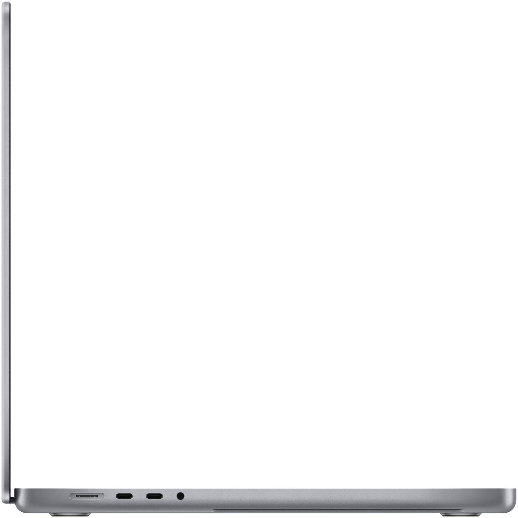 Alt View 3. Apple - MacBook Pro 16" Laptop - Apple M1 Pro chip - 16GB Memory - 1TB SSD - Space Gray.