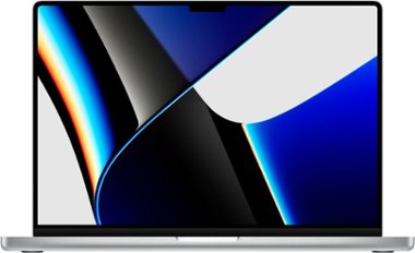 MacBook Pro 16" Laptop - Apple M1 Pro chip - 16GB Memory - 512GB SSD (Latest Model) - Silver - Front_Zoom