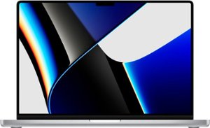 MacBook Pro 16" Laptop - Apple M1 Pro chip - 16GB Memory - 1TB SSD (Latest Model) - Silver - Front_Zoom