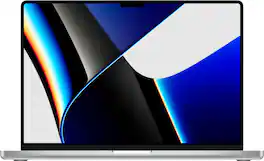 Refurbished Excellent - MacBook Pro 16" Laptop - Apple M1 Max chip - 32GB Memory - 1TB SSD - Silver