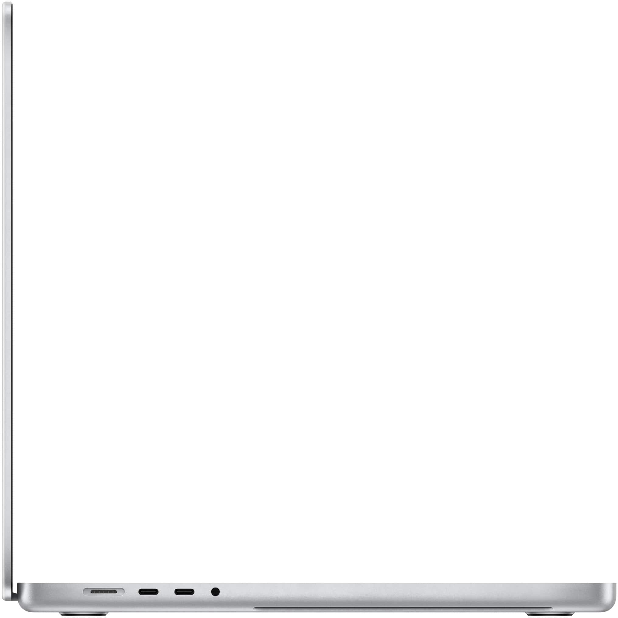 Alt View 3. Apple - MacBook Pro 16" Laptop - Apple M1 Max chip - 32GB Memory - 1TB SSD - Silver.