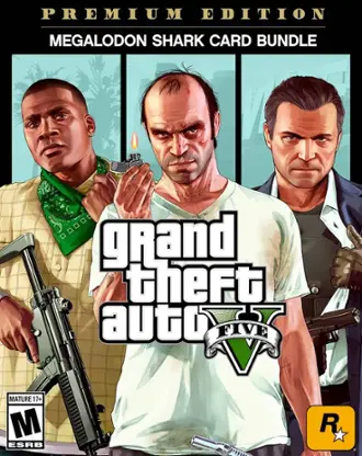 Grand Theft Auto V:  & Megalodon Shark Card Bundle Premium Edition - Windows [Digital]