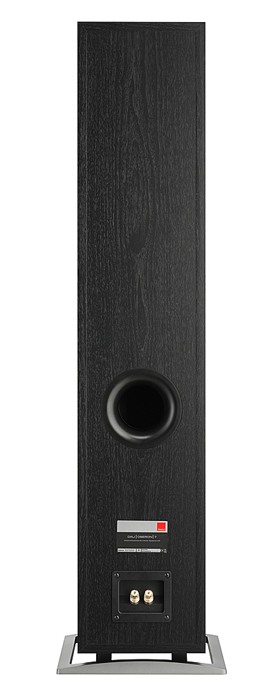 Back View: DALI Oberon 7 Floor Standing Speaker - Black