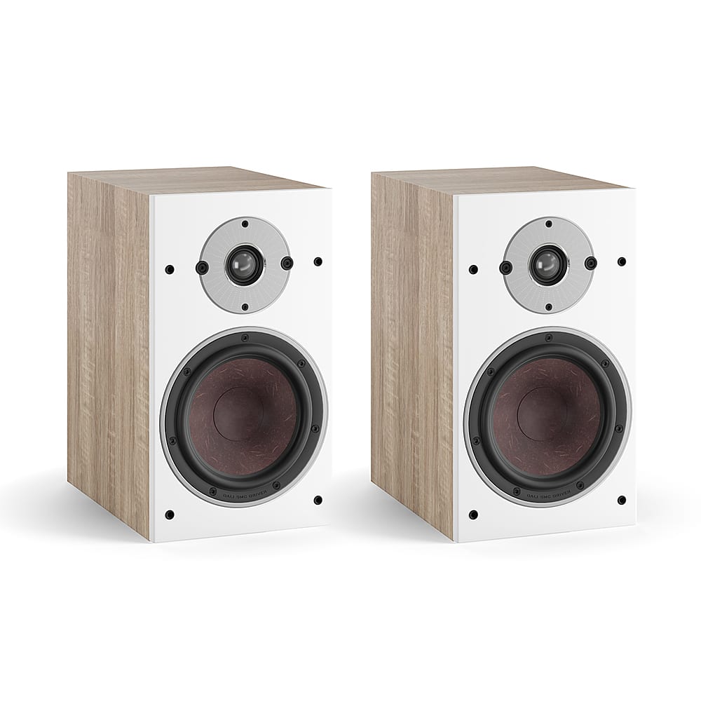 DALI - OBERON 3 Bookshelf Speakers - Pair - Light Oak - Front_Zoom