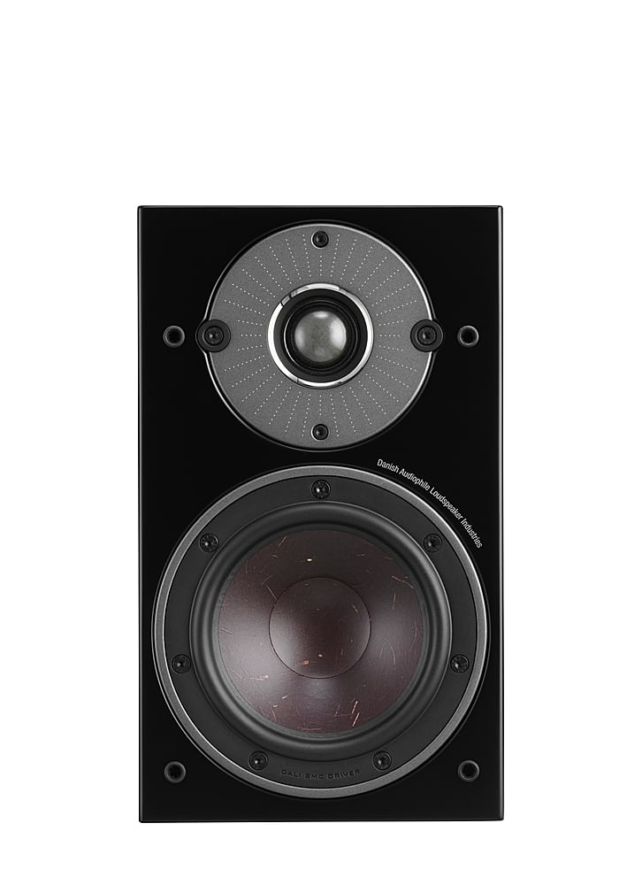 Front. DALI - OBERON 1 Bookshelf Speakers - Pair - Black.