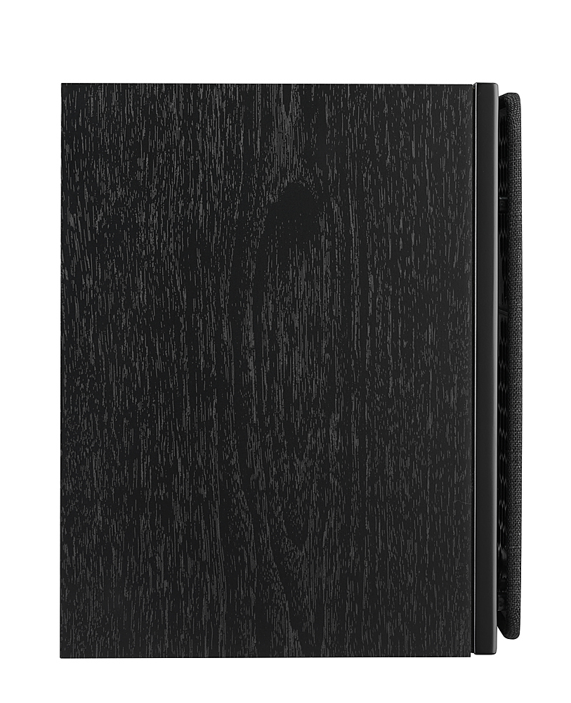 Left View: DALI OBERON 1 Bookshelf Speakers - Pair - Dark Walnut
