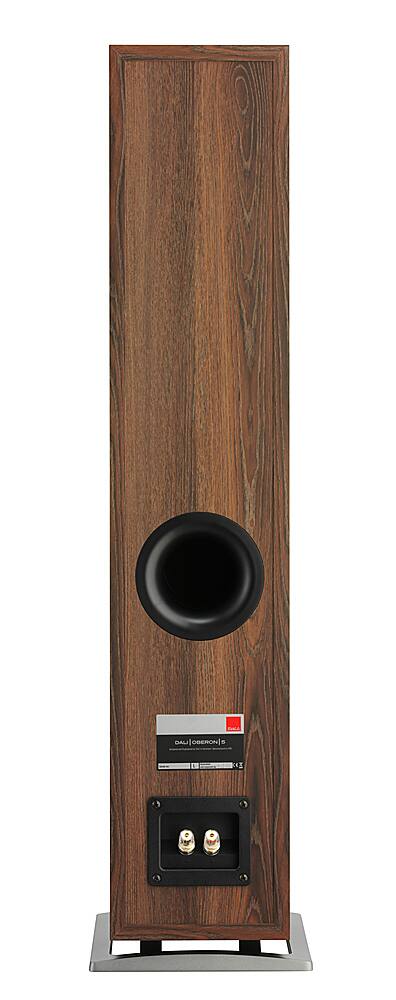 Back. DALI - DALI Oberon 5 Floorstanding Speakers - PAIR - Dark Walnut.