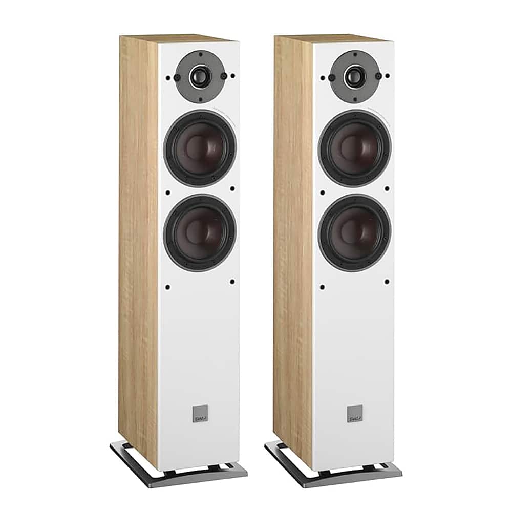 DALI - Oberon 5 Floorstanding Speakers - PAIR - Light Oak - Front_Zoom