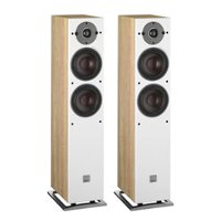 DALI - Oberon 5 Floorstanding Speakers  - PAIR - Light Oak - Front_Zoom