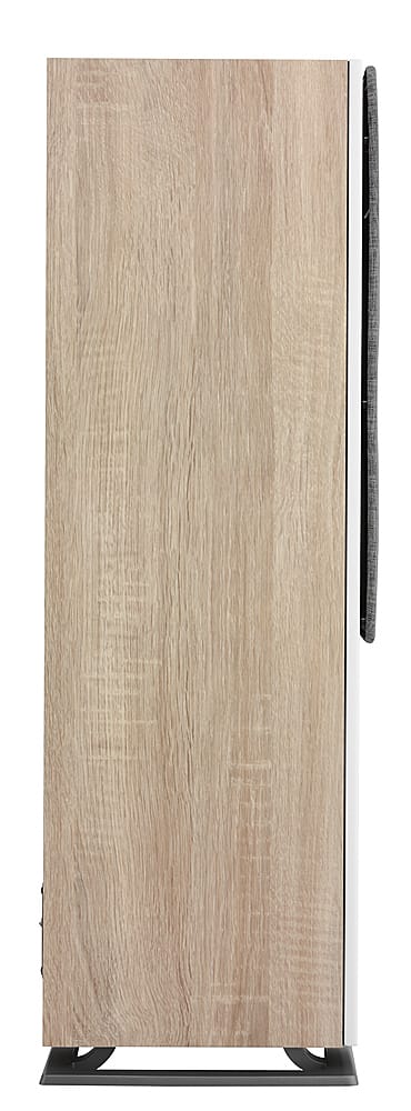 Left View: DALI Oberon 5 Floorstanding Speakers  - PAIR - Light Oak