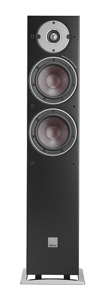 Front. DALI - Oberon 5 Floorstanding Speakers - PAIR - Black.