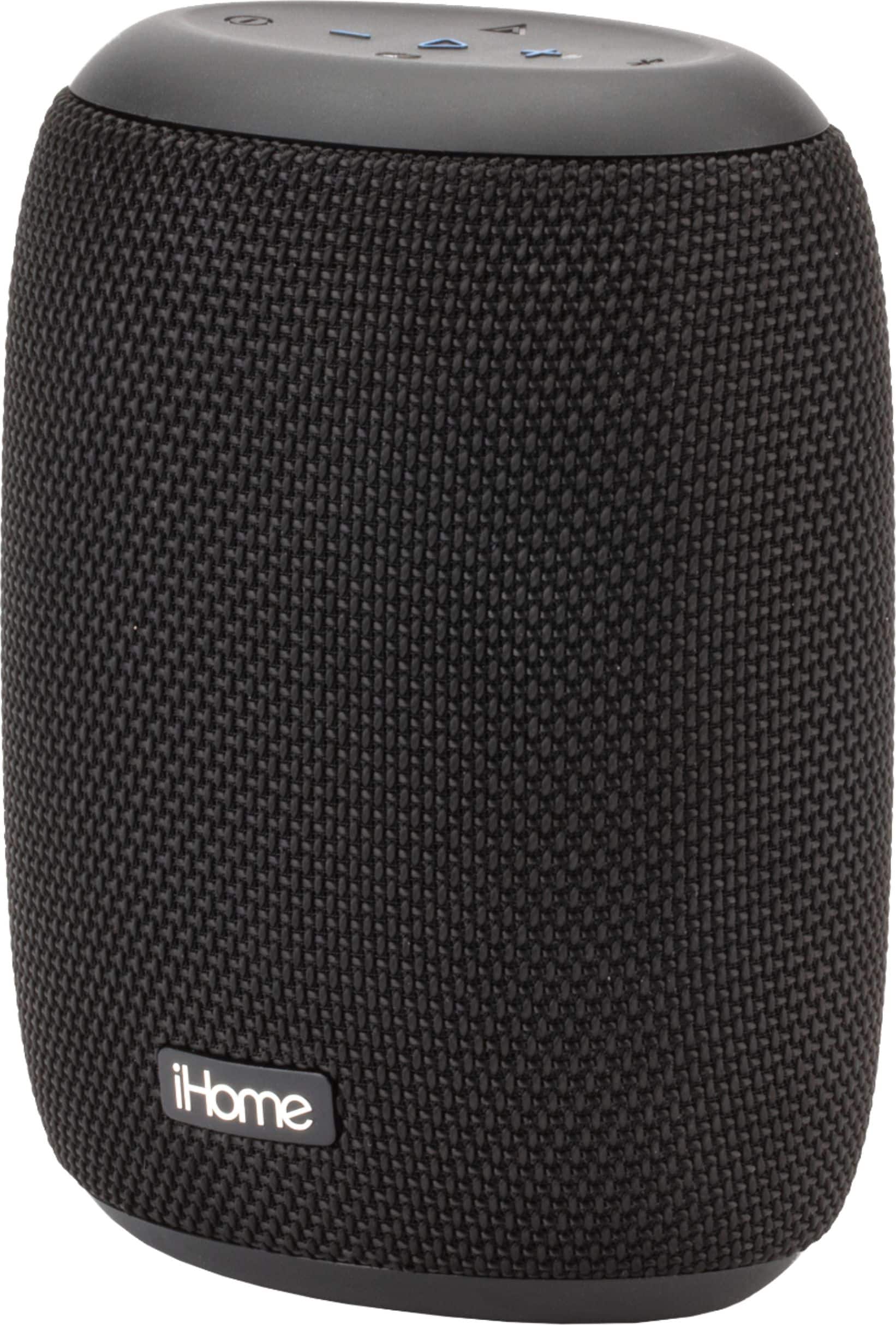 Angle. iHome - PlayPro - Rechargeable Waterproof Portable Bluetooth Speaker System with Mega Battery - Black.