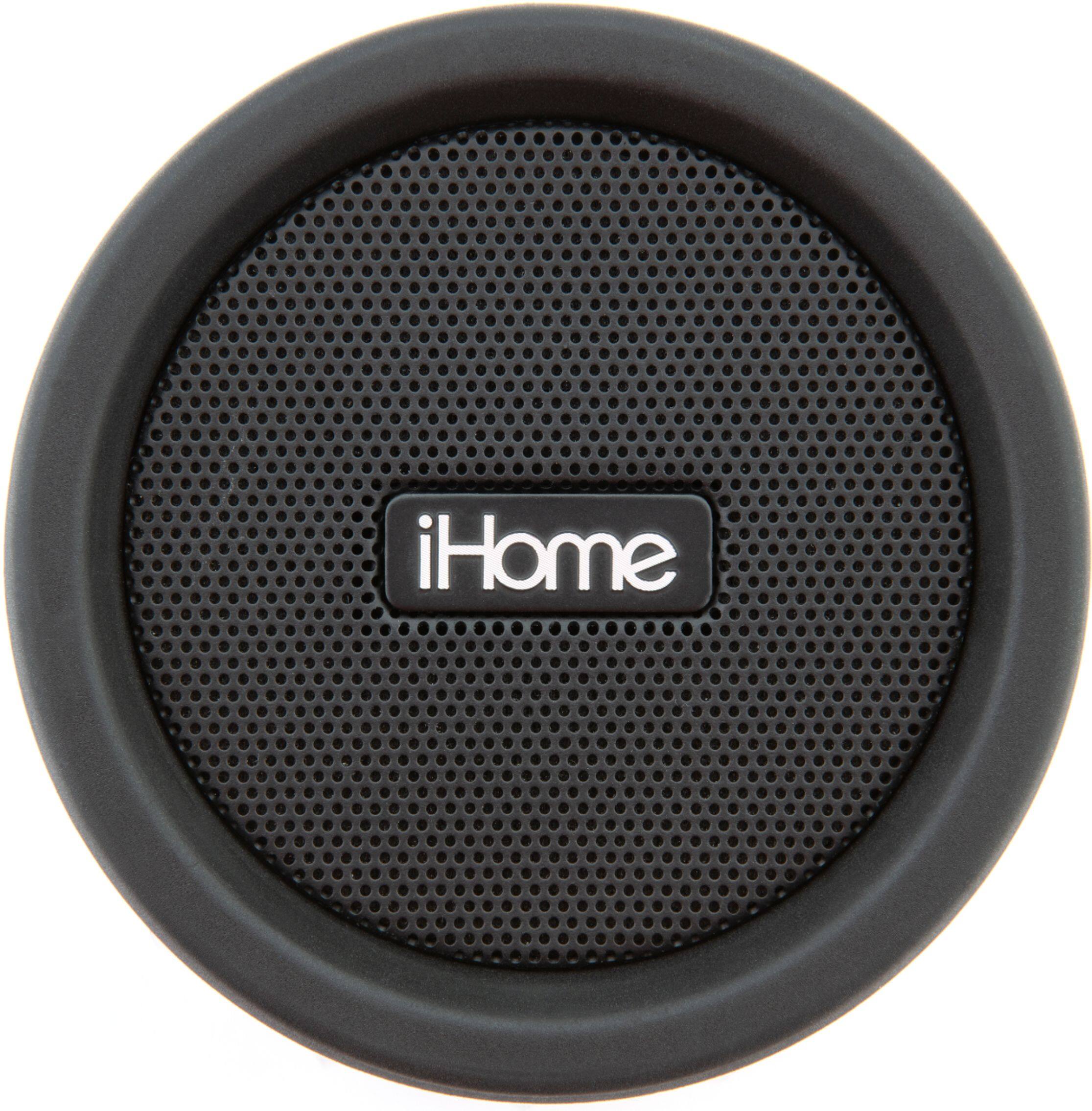 Alt View 16. iHome - PlayGlow - Rechargeable Color Changing Portable Bluetooth Speaker - Black.