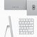 Alt View Zoom 13. 24" iMac® with Retina 4.5K display - Apple M1 - 8GB Memory - 512GB SSD - w/Touch ID (Latest Model) - Silver.