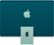 Alt View Zoom 12. 24" iMac® with Retina 4.5K display - Apple M1 - 8GB Memory - 512GB SSD - w/Touch ID (Latest Model) - Green.