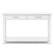 Front. Simpli Home - Kitchener Console Sofa Table - White.