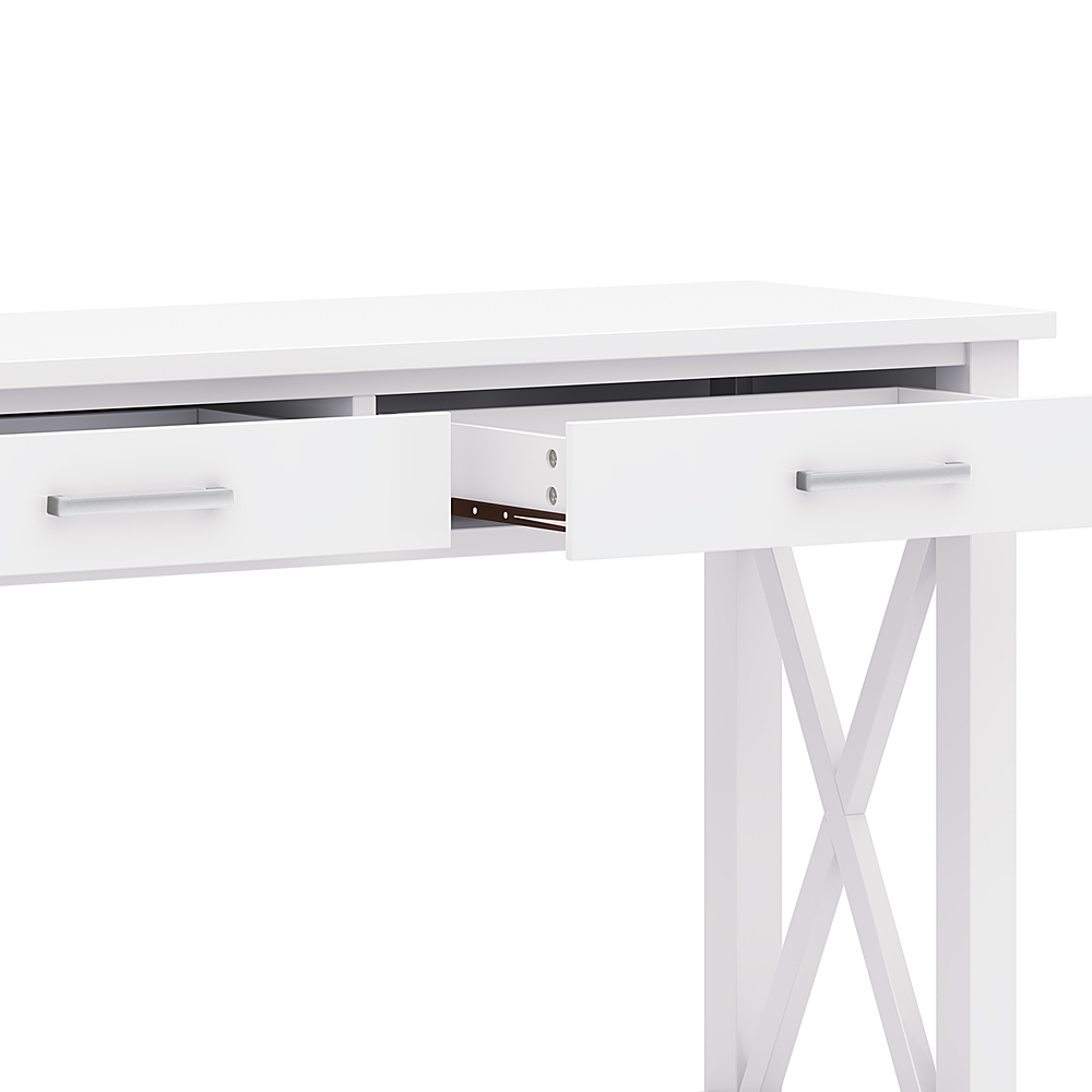 Simpli Home Kitchener Console Sofa Table White AXCKIT06-WH - Best Buy