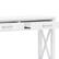 Alt View 14. Simpli Home - Kitchener Console Sofa Table - White.