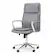 Front. Simpli Home - Faux Leather Manager's Chair - Stone Grey.