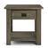 Front. Simpli Home - Monroe End Table - Distressed Grey.