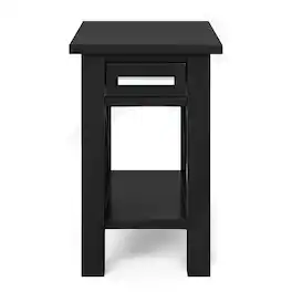 Simpli Home - Kitchener Narrow Side Table - Black