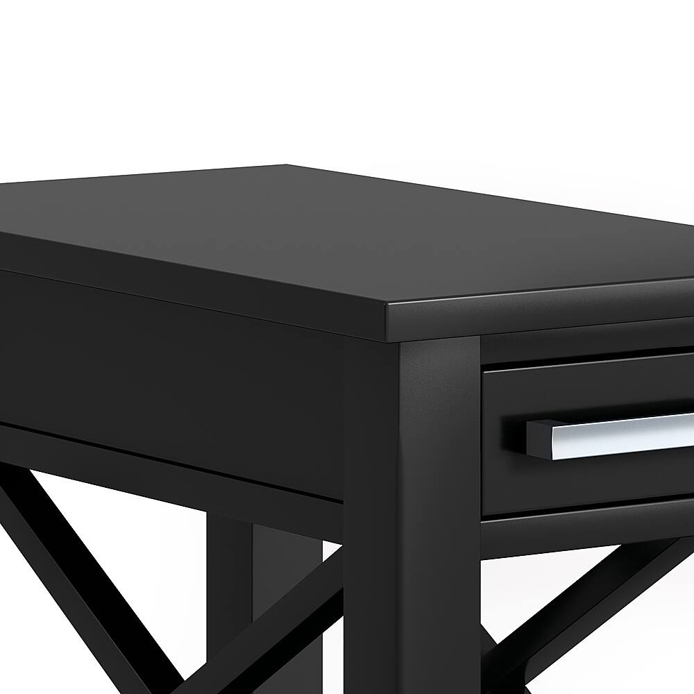Alt View 13. Simpli Home - Kitchener Narrow Side Table - Black.