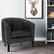 Alt View 11. Simpli Home - Austin 30 inch Wide Tub Chair - Distressed Black.