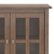 Alt View 15. Simpli Home - Warm Shaker SOLID WOOD 32 inch Wide Transitional Low Storage Cabinet in Rustic Natural Aged Brown - Rustic Natural Aged Brown.