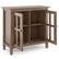 Left Zoom. Simpli Home - Warm Shaker SOLID WOOD 32 inch Wide Transitional Low Storage Cabinet - Rustic Natural Aged Brown.