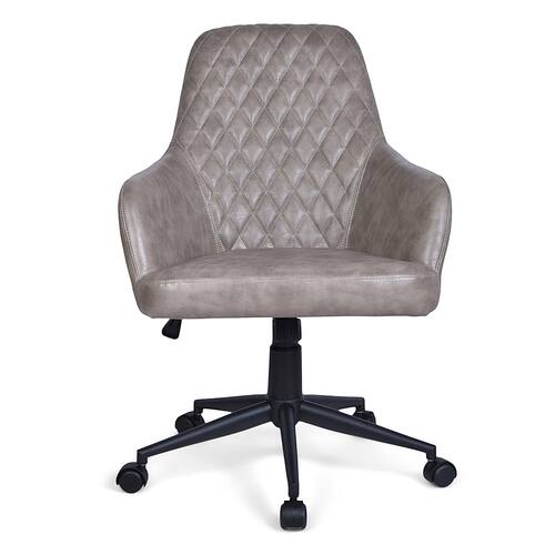 Simpli Home - Goodwin Swivel Office Chair - Distressed Grey