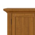 Alt View Zoom 13. Simpli Home - Redmond SOLID WOOD 32 inch Wide Transitional Low Storage Cabinet in - Light Golden Brown.