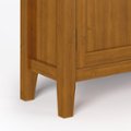 Alt View Zoom 15. Simpli Home - Redmond SOLID WOOD 32 inch Wide Transitional Low Storage Cabinet in - Light Golden Brown.