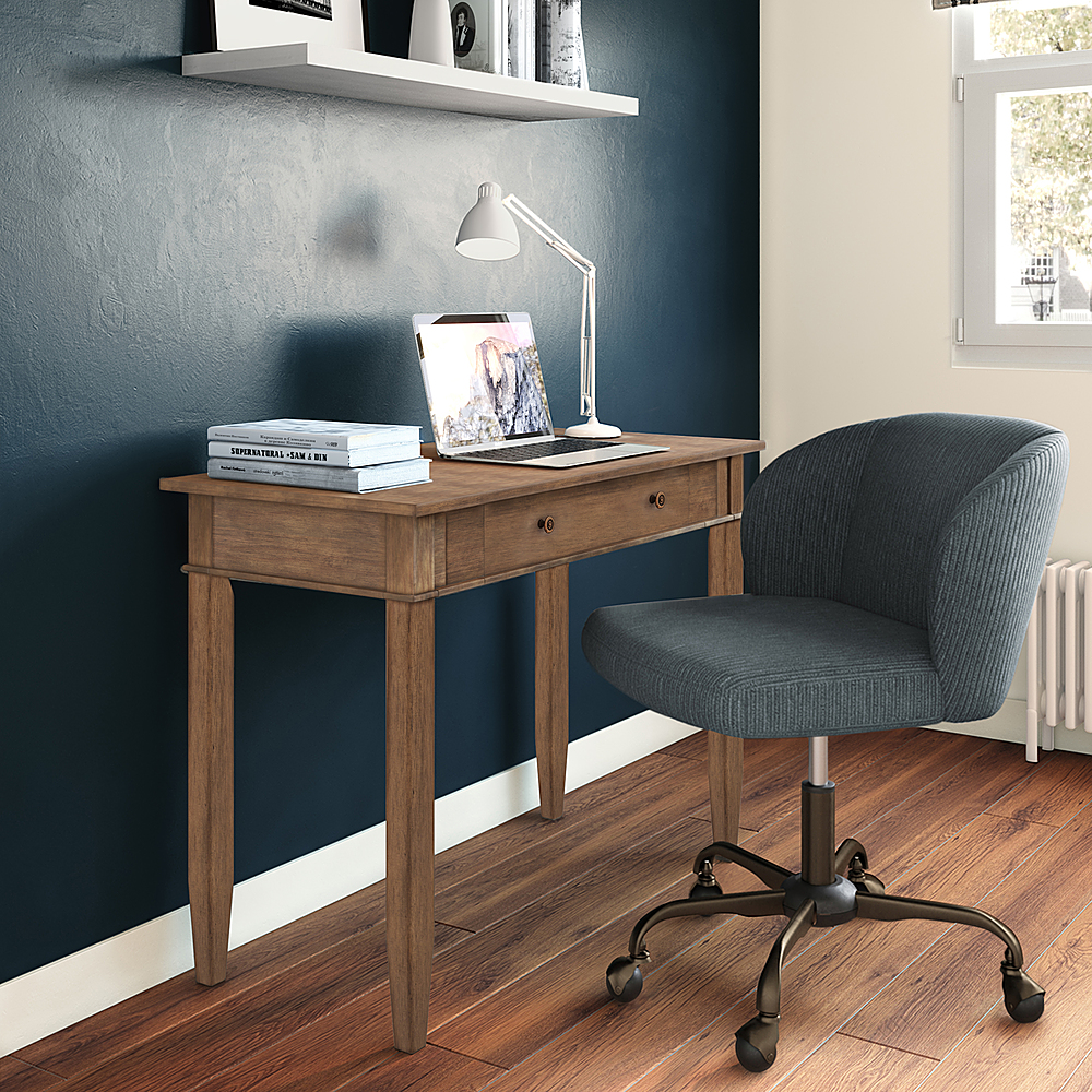 Home office desk with hardwood timber pa