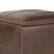Alt View 13. Simpli Home - Rockwood 17 inch Wide Contemporary Square Cube Storage Ottoman with Tray - Distressed Chestnut Brown.