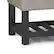 Alt View 15. Simpli Home - Cosmopolitan 44 inch Wide Traditional Rectangle Storage Ottoman Bench with Open Bottom - Distressed Grey Taupe.
