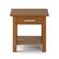 Front. Simpli Home - Kitchener End Table - Light Golden Brown.
