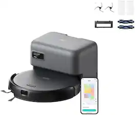 eufy - Robot Vacuum C10 with Self Emptying, 8 Weeks Hands Free, Smart Mapping+Replacement Accessories - Black