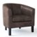 Angle Zoom. Simpli Home - Austin 30 inch Wide Tub Chair - Distressed Brown.
