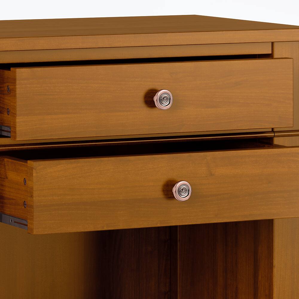 Alt View 14. Simpli Home - Night Stand, Bedside table - Light Golden Brown.