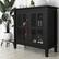 Alt View 11. Simpli Home - Warm Shaker SOLID WOOD 32 inch Wide Transitional Low Storage Cabinet in Black - Black.