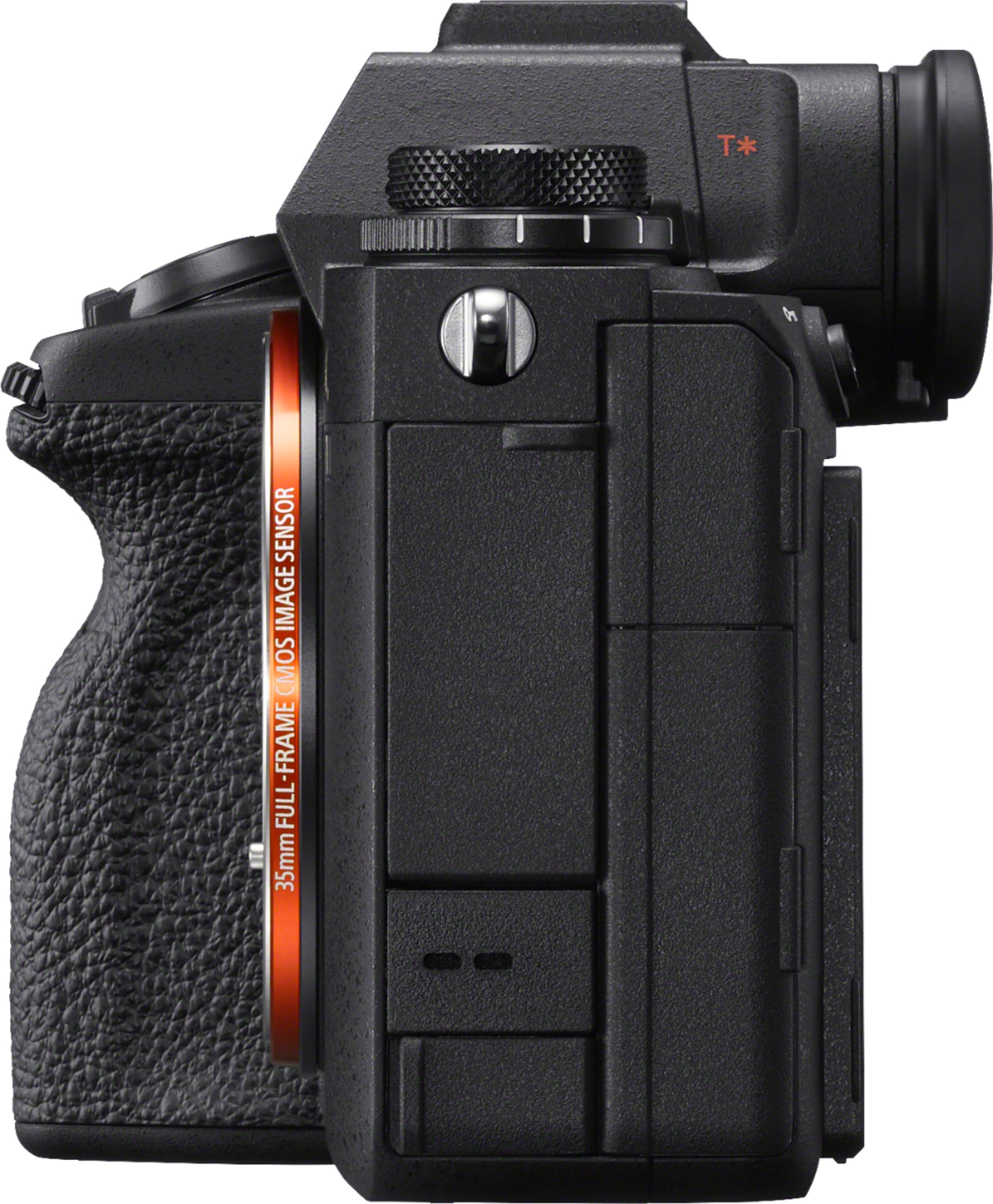 Left View: Sony - Alpha 1 Full-Frame Mirrorless Camera - Body Only - Black