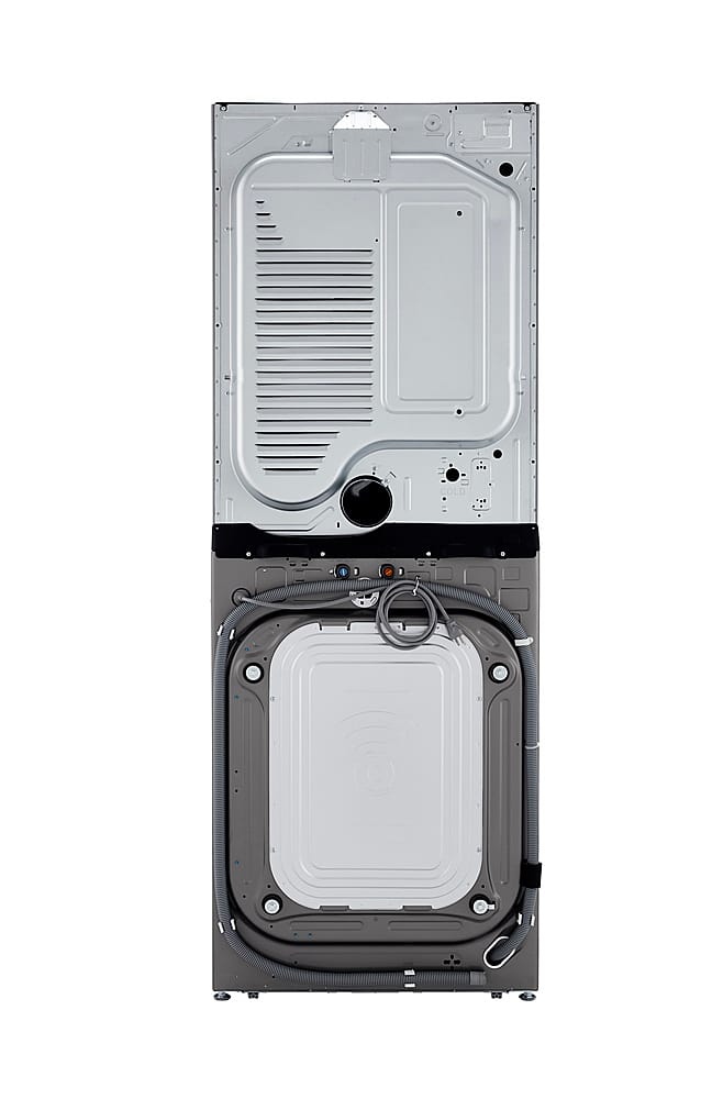 Alt View 29. LG - 4.5 Cu. Ft. HE Smart Front Load Washer and 7.4 Cu. Ft. Electric Dryer WashTower with Built-In Intelligence - Graphite Steel.