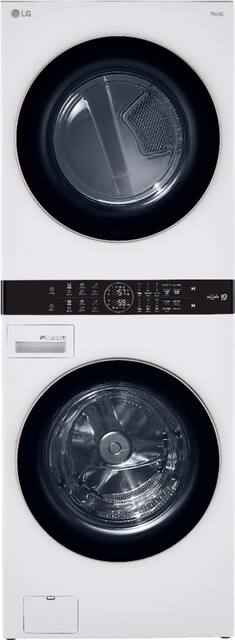 LG 4.5 Cu. Ft. HE Smart Front Load Washer and 7.4 Cu. Ft. Electric