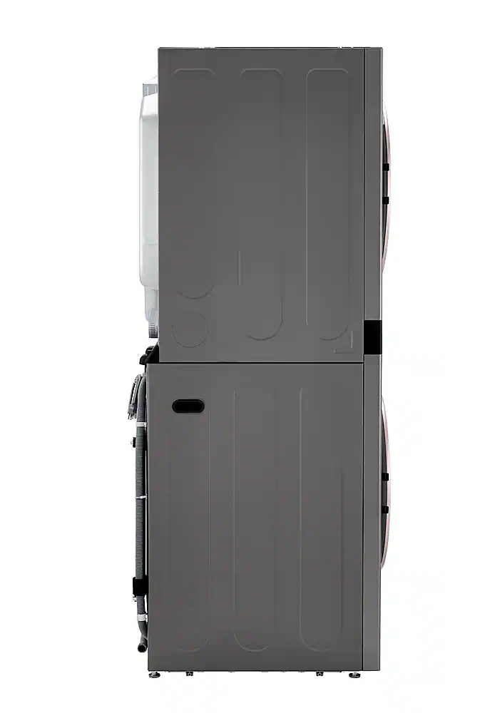 Alt View 14. LG - 4.5 Cu. Ft. HE Smart Front Load Washer and 7.4 Cu. Ft. Gas Dryer WashTower with Built-In Intelligence - Graphite Steel.