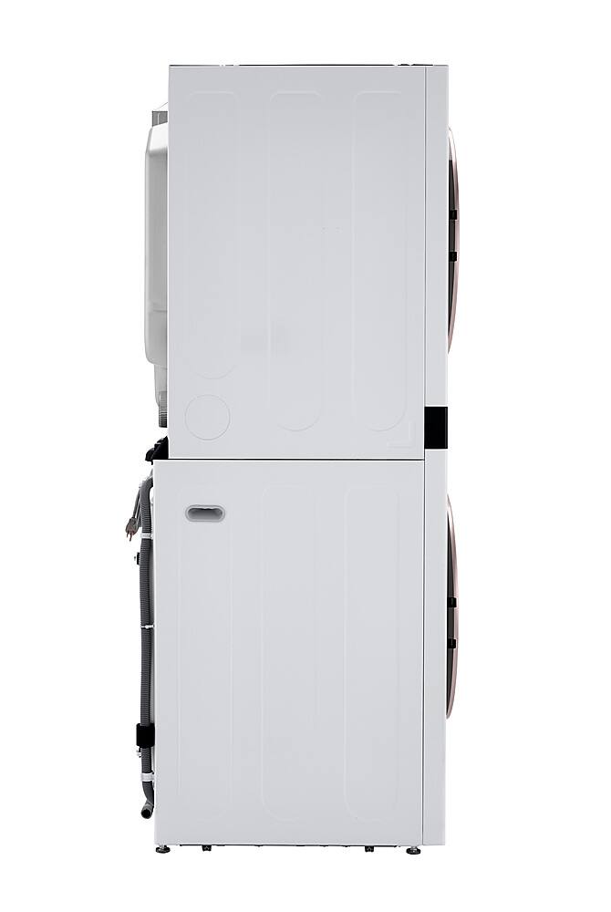 Alt View 24. LG - 4.5 Cu. Ft. HE Smart Front Load Washer and 7.4 Cu. Ft. Gas Dryer WashTower with Built-In Intelligence - White.