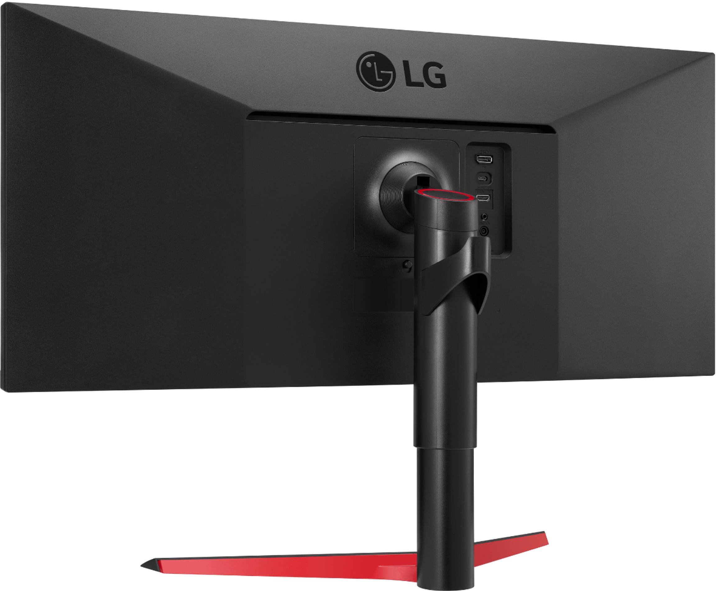 Alt View 14. LG - Geek Squad Certified Refurbished 34" IPS LED UltraWide FreeSync Monitor with HDR - Black.
