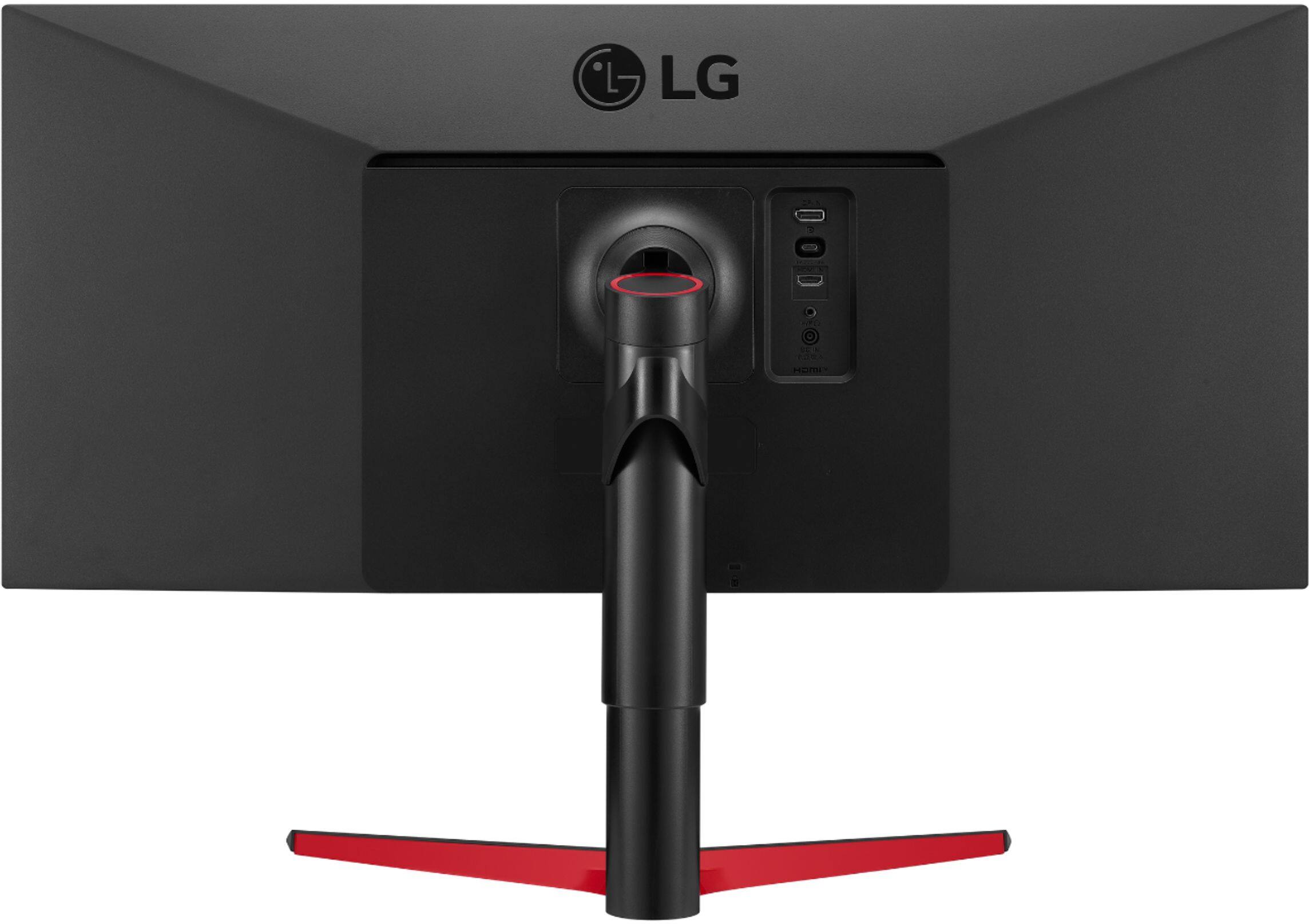 Alt View 1. LG - Geek Squad Certified Refurbished 34" IPS LED UltraWide FreeSync Monitor with HDR - Black.