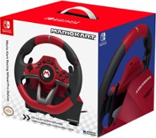Switch Mario Kart Racing Wheel Pro Deluxe by HORI - Red - Front_Zoom